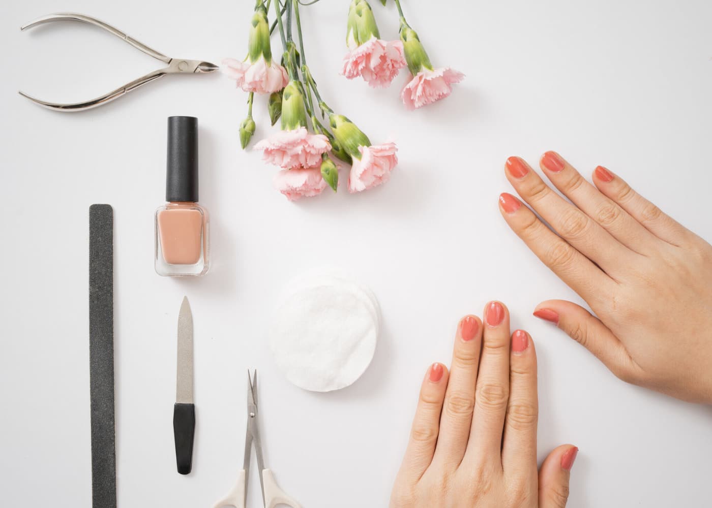 Nail manicure photo